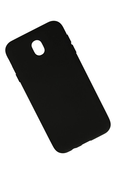 Mey İthalat®  Samsung Galaxy J7 Pro / J730 Kılıf Nano içi Kadife Silikon - Siyah