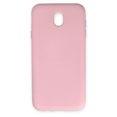 Mey İthalat®  Samsung Galaxy J7 Pro / J730 Kılıf Nano içi Kadife Silikon - Pudra