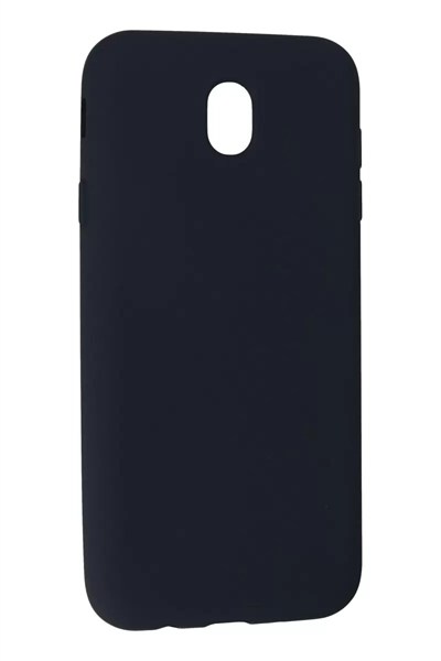 Mey İthalat®  Samsung Galaxy J7 Pro / J730 Kılıf Nano içi Kadife Silikon - Lacivert