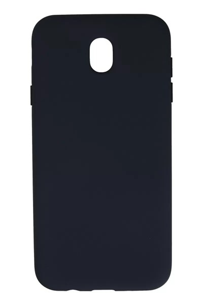 Mey İthalat®  Samsung Galaxy J7 Pro / J730 Kılıf Nano içi Kadife Silikon - Lacivert