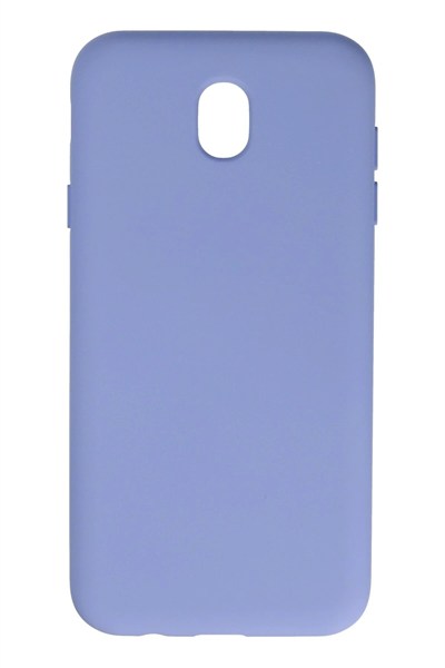 Mey İthalat®  Samsung Galaxy J7 Pro / J730 Kılıf Nano içi Kadife Silikon - Lila