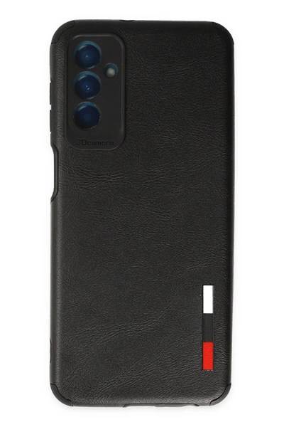 Mey İthalat®  Samsung Galaxy M13 Kılıf Loop Deri Silikon - Siyah