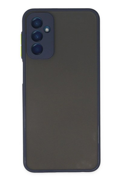 Mey İthalat®  Samsung Galaxy M13 Kılıf Montreal Silikon Kapak - Lacivert