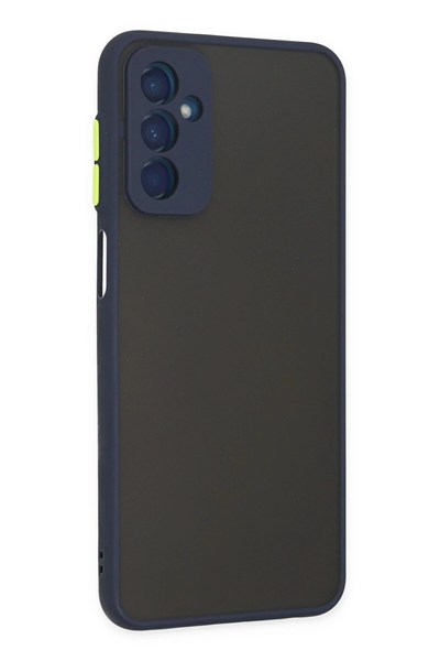Mey İthalat®  Samsung Galaxy M13 Kılıf Montreal Silikon Kapak - Lacivert