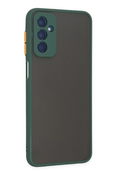 Mey İthalat®  Samsung Galaxy M13 Kılıf Montreal Silikon Kapak - Yeşil