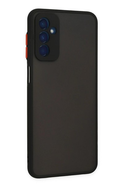 Mey İthalat®  Samsung Galaxy M13 Kılıf Montreal Silikon Kapak - Siyah