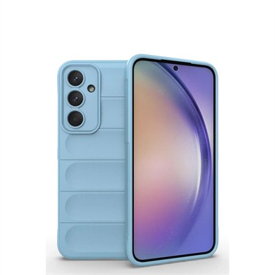 Mey İthalat®  Samsung Galaxy M14 5G Kılıf Optimum Silikon - Sky Blue