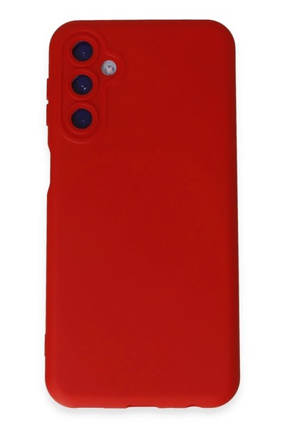 Mey İthalat®  Samsung Galaxy M14 5G Kılıf Nano içi Kadife Silikon - Kırmızı
