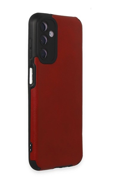 Mey İthalat®  Samsung Galaxy M14 5G Kılıf Loop Deri Silikon - Kırmızı