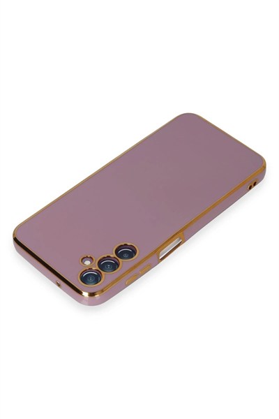 Mey İthalat®  Samsung Galaxy M14 5G Kılıf Volet Silikon - Mor
