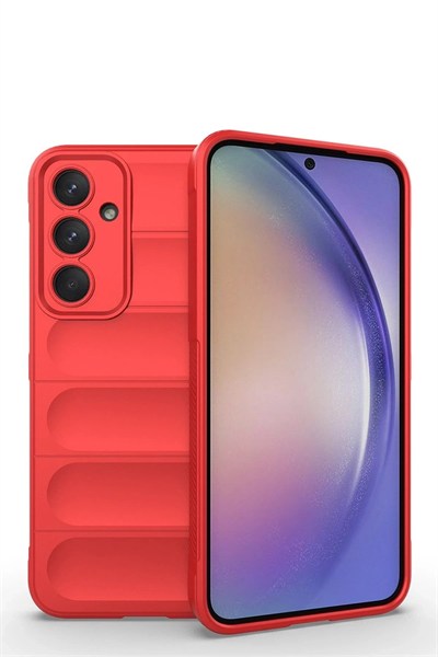 Mey İthalat®  Samsung Galaxy M14 5G Kılıf Optimum Silikon - Kırmızı