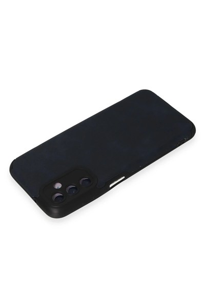 Mey İthalat®  Samsung Galaxy M14 5G Kılıf Loop Deri Silikon - Lacivert