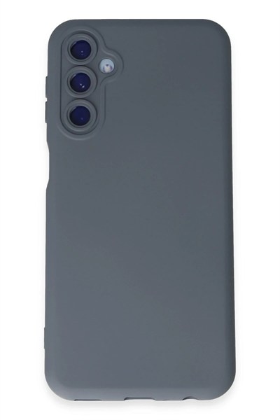 Mey İthalat®  Samsung Galaxy M14 5G Kılıf Nano içi Kadife Silikon - Gri