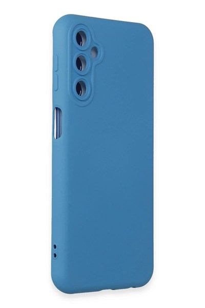 Mey İthalat®  Samsung Galaxy M14 5G Kılıf Nano içi Kadife Silikon - Mavi
