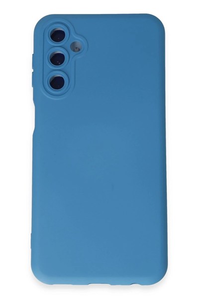 Mey İthalat®  Samsung Galaxy M14 5G Kılıf Nano içi Kadife Silikon - Mavi
