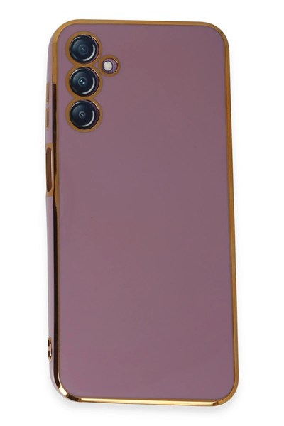 Mey İthalat®  Samsung Galaxy M14 5G Kılıf Volet Silikon - Mor