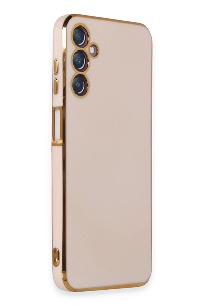 Mey İthalat®  Samsung Galaxy M14 5G Kılıf Volet Silikon - Pembe