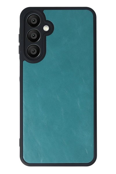 Mey İthalat®  Samsung Galaxy M15 Kılıf Aras Deri Kapak - Açık Yeşil