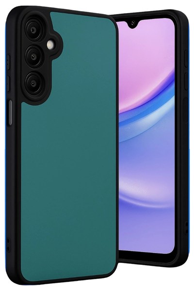 Mey İthalat®  Samsung Galaxy M15 Kılıf Aras Deri Kapak - Açık Yeşil