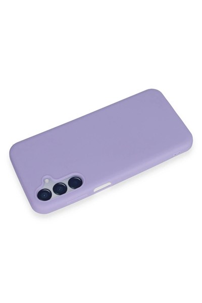 Mey İthalat®  Samsung Galaxy M15 Kılıf First Silikon - Lila