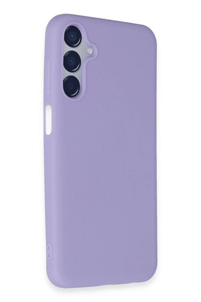 Mey İthalat®  Samsung Galaxy M15 Kılıf First Silikon - Lila