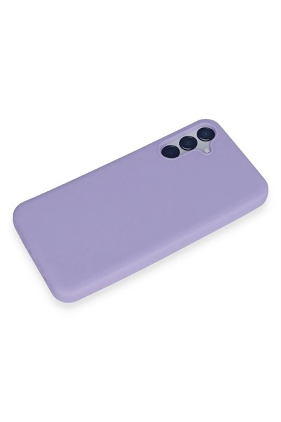 Mey İthalat®  Samsung Galaxy M15 Kılıf First Silikon - Lila