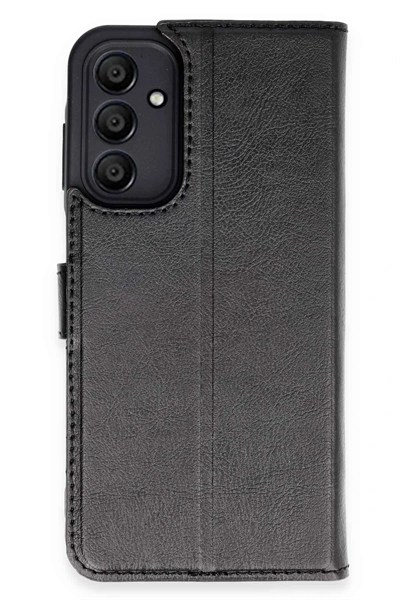 Mey İthalat®  Samsung Galaxy M15 Kılıf Trend S Plus Kapaklı Kılıf - Siyah