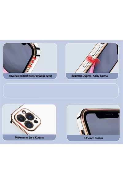 Mey İthalat®  Samsung Galaxy M15 Kılıf Volet Silikon - Kırmızı