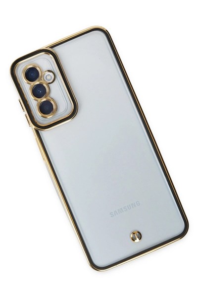 Mey İthalat®  Samsung Galaxy M23 Kılıf Liva Lens Silikon - Siyah
