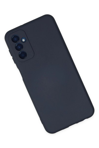 Mey İthalat®  Samsung Galaxy M23 Kılıf Nano içi Kadife Silikon - Lacivert