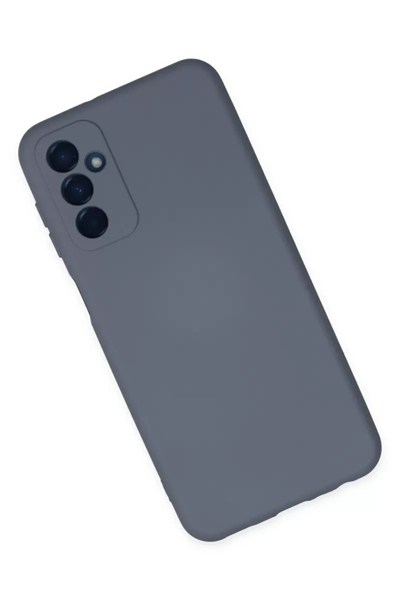Mey İthalat®  Samsung Galaxy M23 Kılıf Nano içi Kadife Silikon - Gri