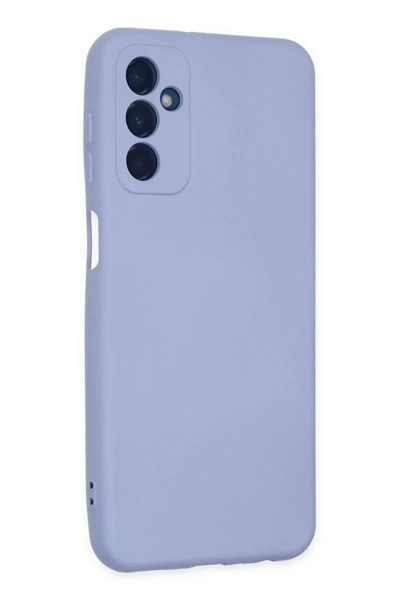 Mey İthalat®  Samsung Galaxy M23 Kılıf Nano içi Kadife Silikon - Lila