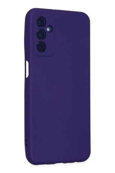 Mey İthalat®  Samsung Galaxy M23 Kılıf Nano içi Kadife Silikon - Mor
