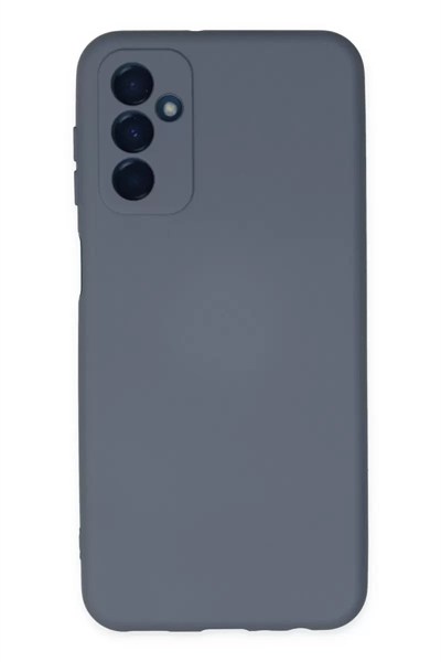 Mey İthalat®  Samsung Galaxy M23 Kılıf Nano içi Kadife Silikon - Gri