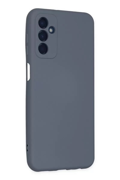 Mey İthalat®  Samsung Galaxy M23 Kılıf Nano içi Kadife Silikon - Gri