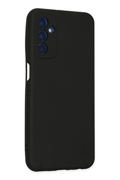 Mey İthalat®  Samsung Galaxy M23 Kılıf Nano içi Kadife Silikon - Siyah