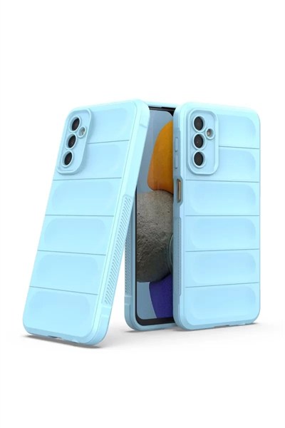Mey İthalat®  Samsung Galaxy M23 Kılıf Optimum Silikon - Sky Blue