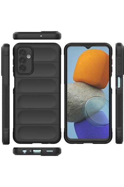 Mey İthalat®  Samsung Galaxy M23 Kılıf Optimum Silikon - Siyah