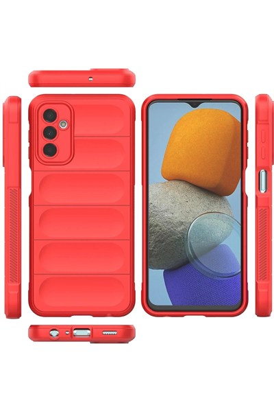 Mey İthalat®  Samsung Galaxy M23 Kılıf Optimum Silikon - Kırmızı