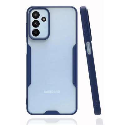 Mey İthalat®  Samsung Galaxy M23 Kılıf Platin Silikon - Lacivert