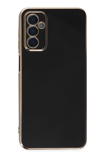 Mey İthalat®  Samsung Galaxy M23 Kılıf Volet Silikon - Siyah