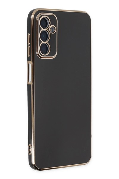 Mey İthalat®  Samsung Galaxy M23 Kılıf Volet Silikon - Siyah