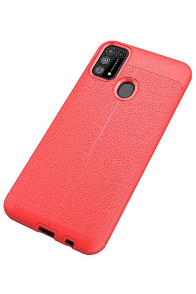 Mey İthalat®  Samsung Galaxy M31 Kılıf Auto Focus Kapak - Kırmızı