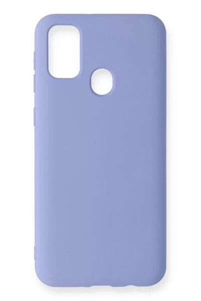 Mey İthalat®  Samsung Galaxy M31 Kılıf Nano içi Kadife Silikon - Lila
