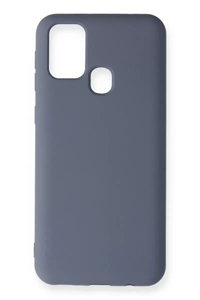 Mey İthalat®  Samsung Galaxy M31 Kılıf Nano içi Kadife Silikon - Gri