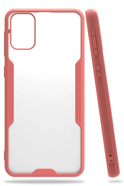 Mey İthalat®  Samsung Galaxy M31 Kılıf Platin Silikon - Pembe