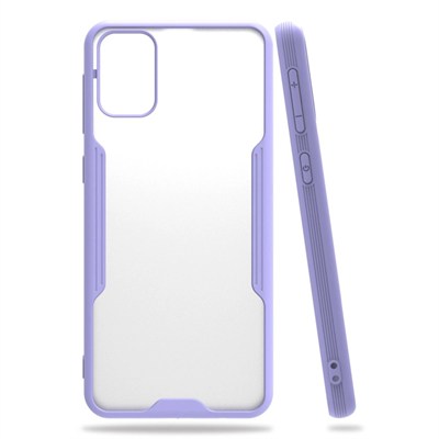 Mey İthalat®  Samsung Galaxy M31 Kılıf Platin Silikon - Lila