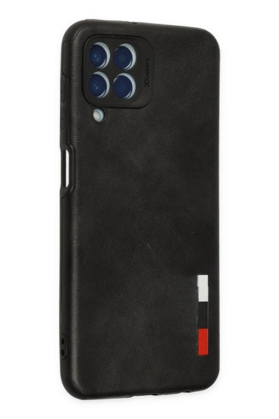 Mey İthalat®  Samsung Galaxy M33 Kılıf Loop Deri Silikon - Siyah