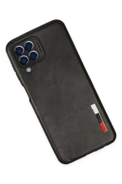 Mey İthalat®  Samsung Galaxy M33 Kılıf Loop Deri Silikon - Siyah