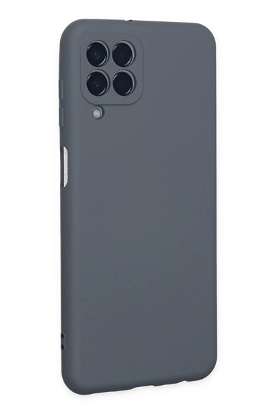 Mey İthalat®  Samsung Galaxy M33 Kılıf Nano içi Kadife Silikon - Gri